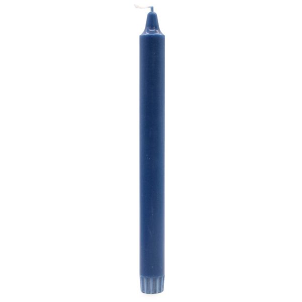 Pure Natural Wax Dinner Candle 25x2.3 - Blue