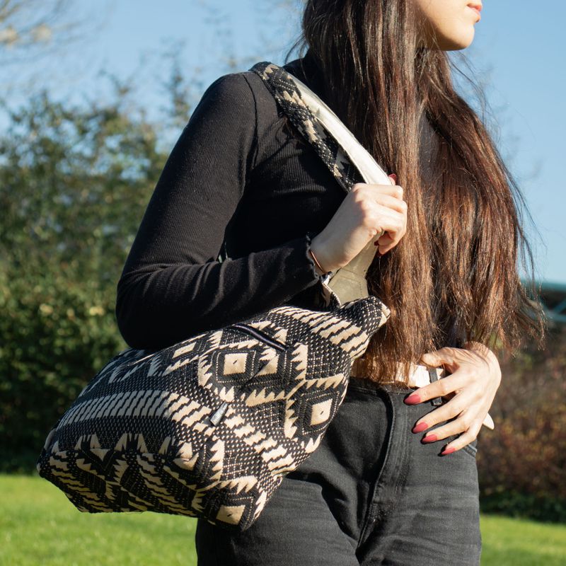 Jacquard Natural Bags - Desert Loom - Wander Muse Bag