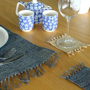 Natural Coasters and Placemats
