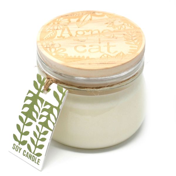 Soy Wax Small Kilner Jar Candle 180ml- Rhubarb Rhubarb