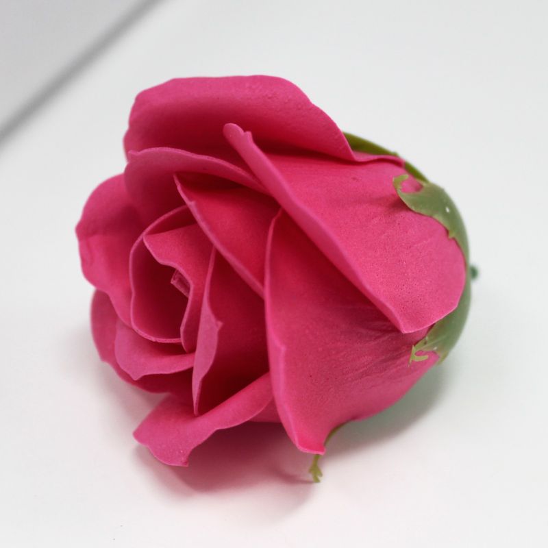 Roses de Savon  pour Bouquet- Medium/Rose Vif