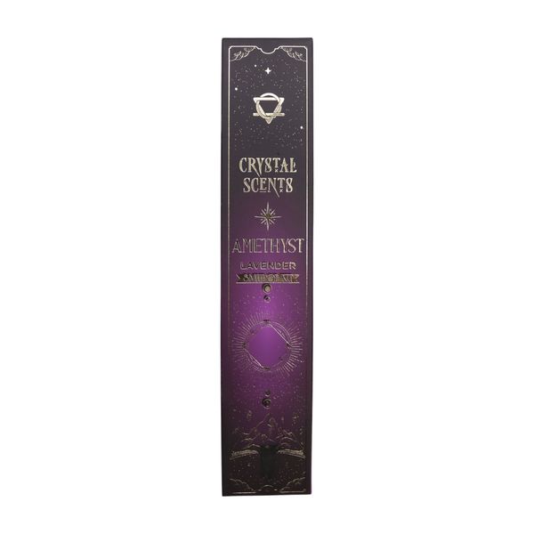 Amethyst Crystal Scents Smudge Incense - Lavender