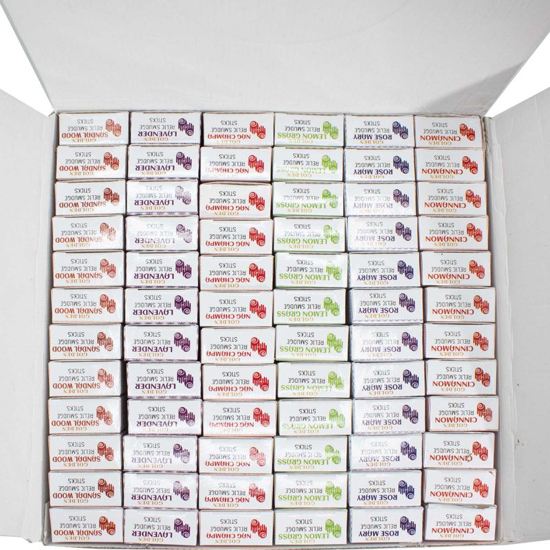 30g Golden Smudging Resin Sticks - Display Set 2