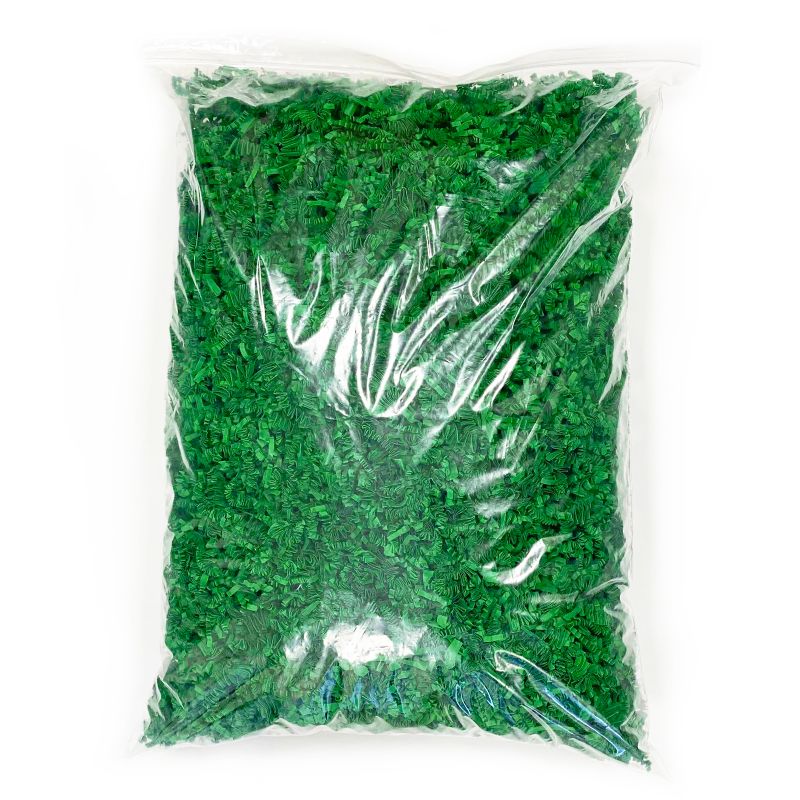 Frisure de Papier ZigZag  de Luxe - Vert (1KG)