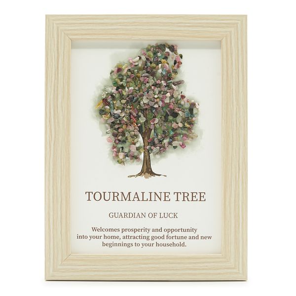 Imagen de piedra preciosa - Árbol de la Vida - Toruraline (20x14.7x1cm)