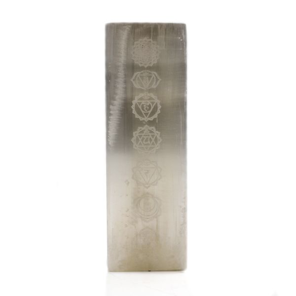 Lampe Bloc Sélénite 25cm - Lampe Chakra