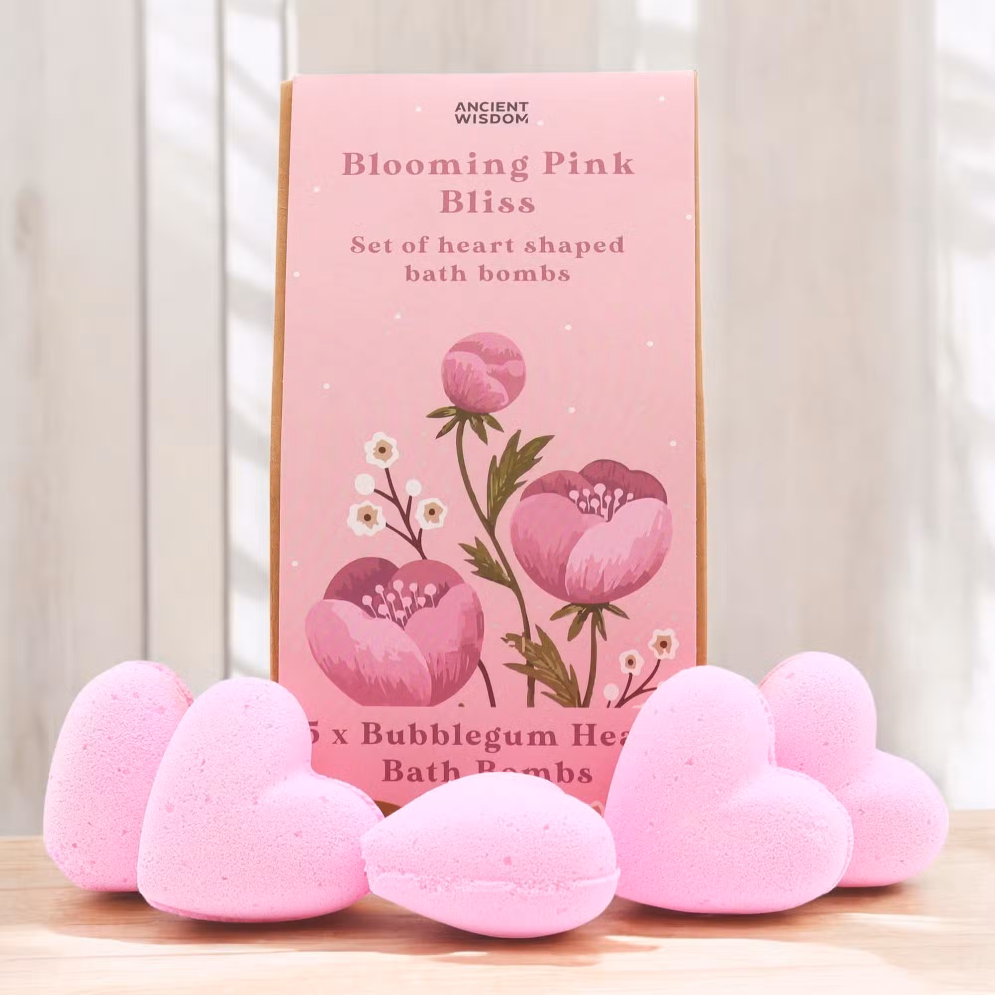 Presentset med Hjärtformade Badbomber