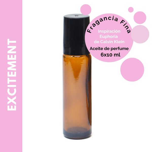 Aceite de Perfume Roll On 10ml - Sin Etiqueta - Excitement