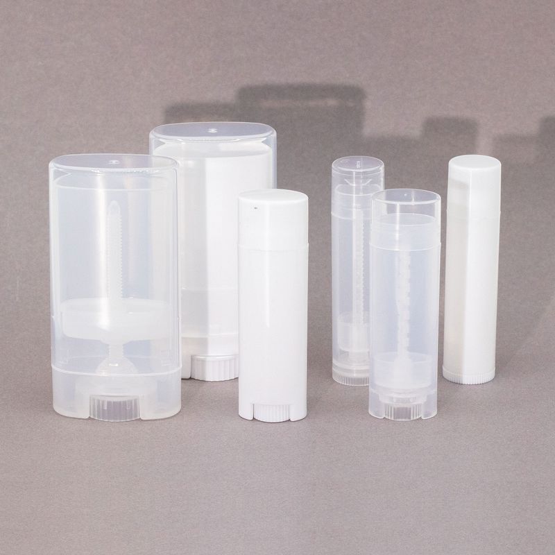 Dispozitiv Mare Transparent pentru Deodorant Solid/Parfum Solid - 35g (7.4x3.6x1.6cm)
