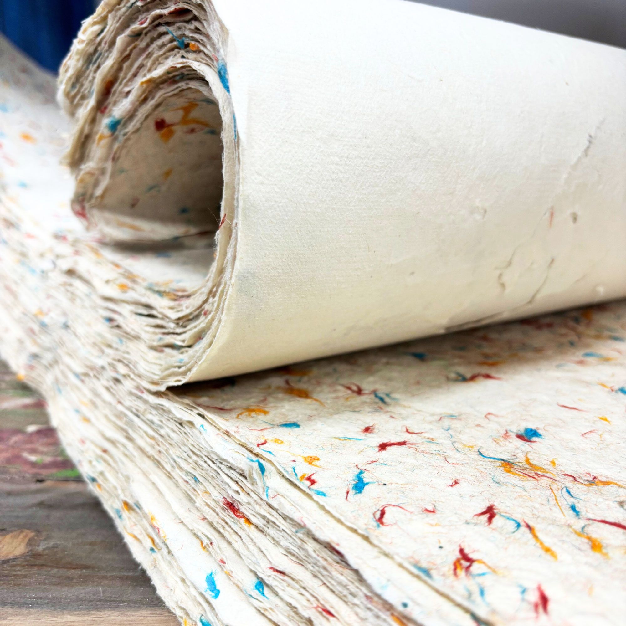 Lokta Craft / Wrapping Paper (51x76cm) - Mixed Floral Cotton
