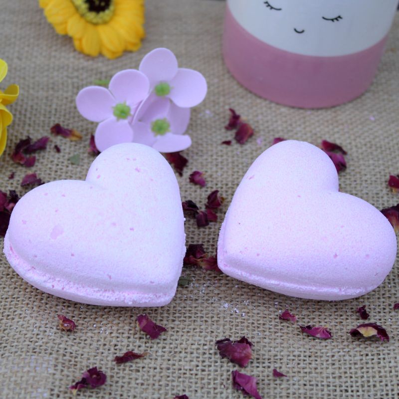 Bombe de Bain en Coeur70g - Chewing-gum