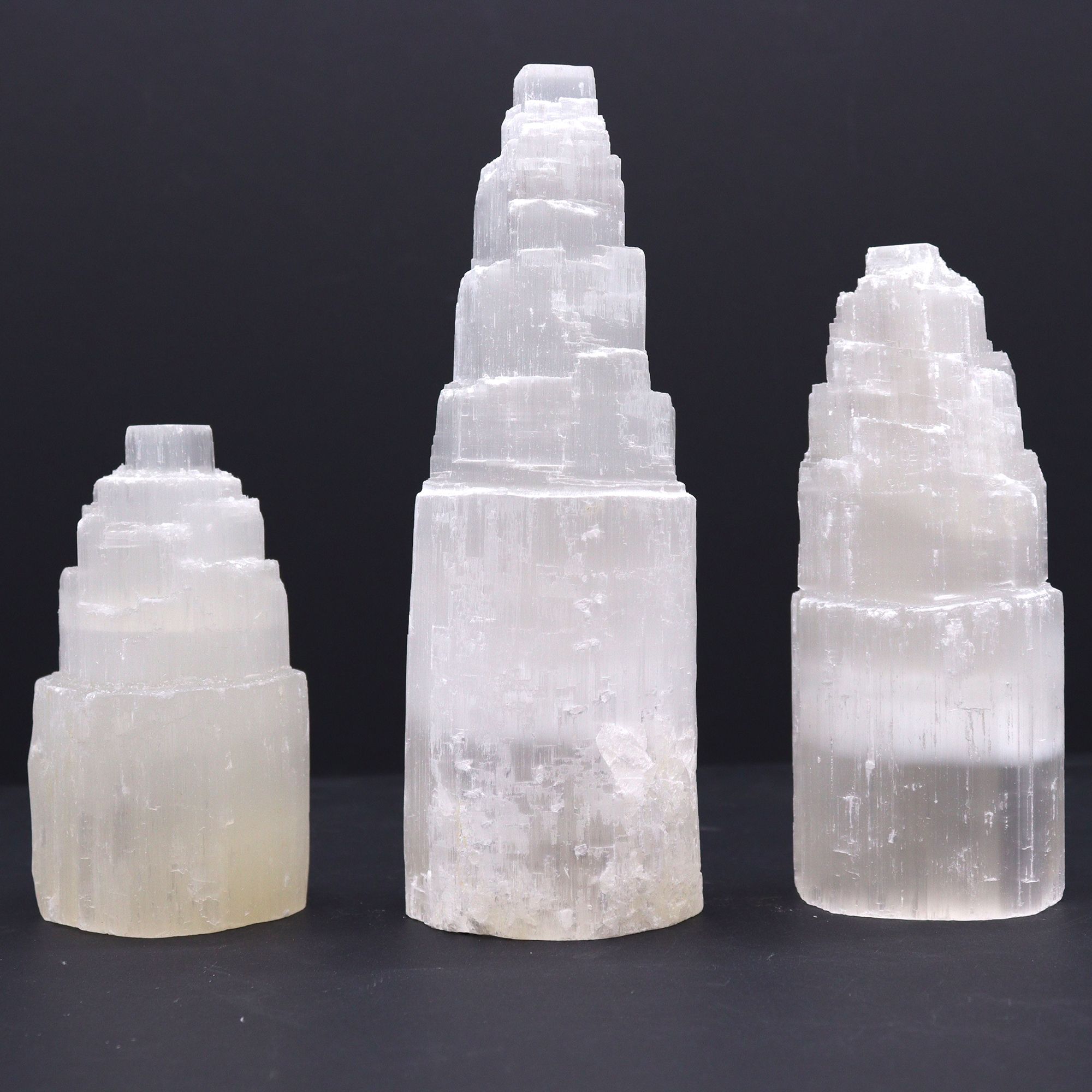 Natural Selenite Lamps