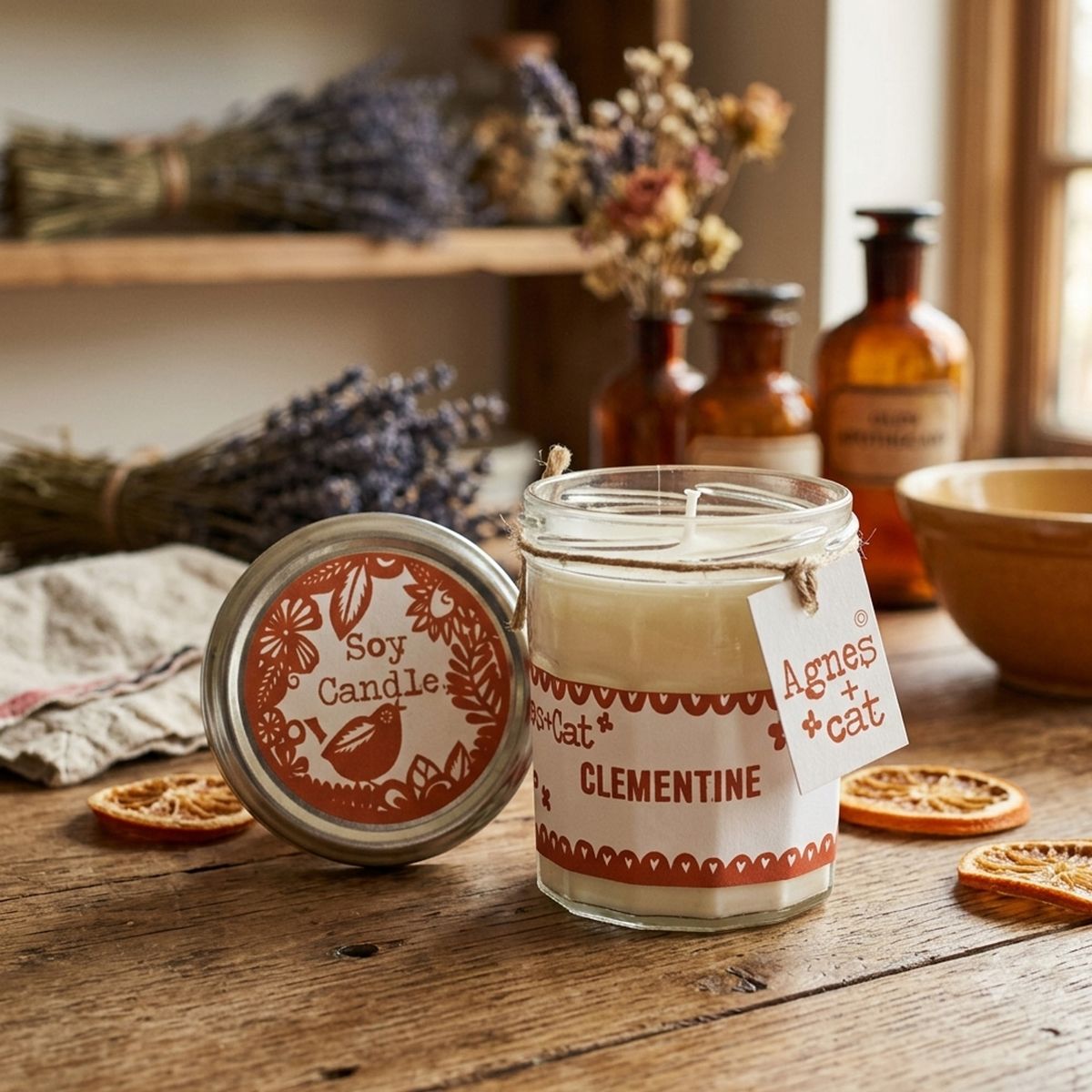 Soy Wax Jam Jar Candles 220ml