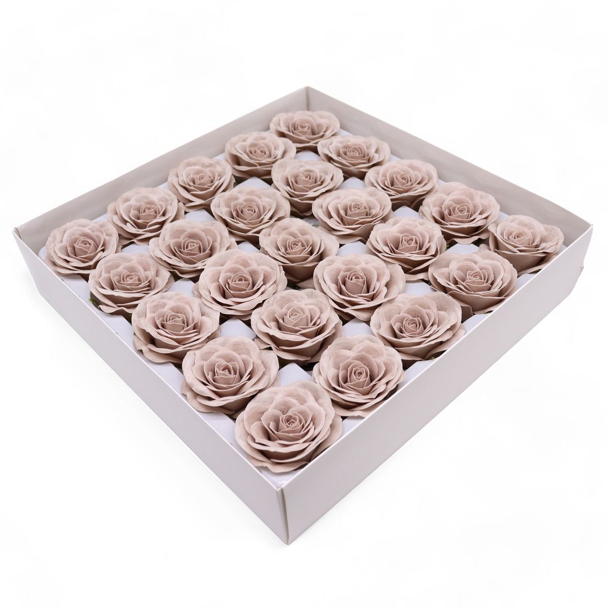 Flor de sabão artesanal - Grande Vintage Rosa -  Beige
