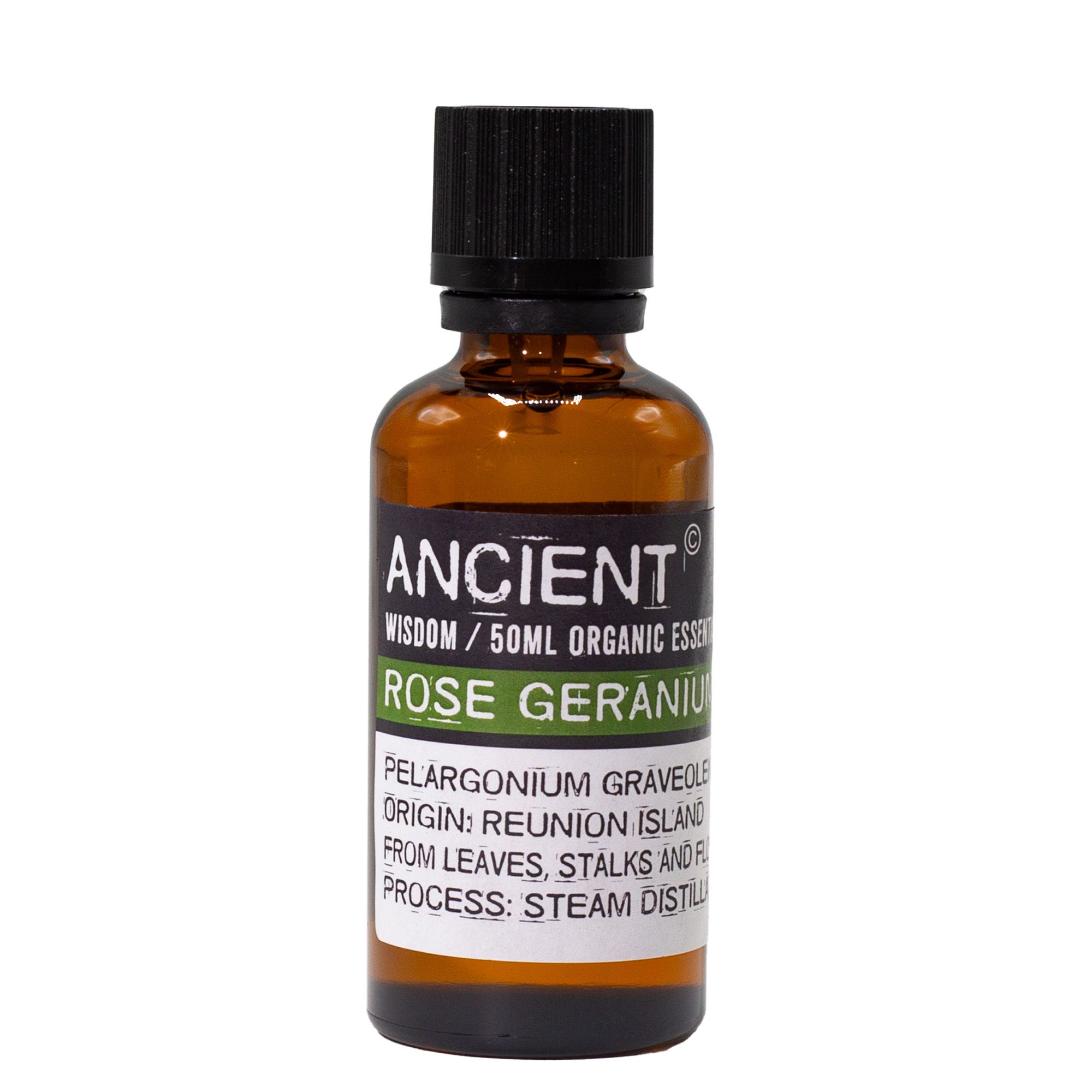 Óleo essencial orgânico de gerânio rosa 50 ml