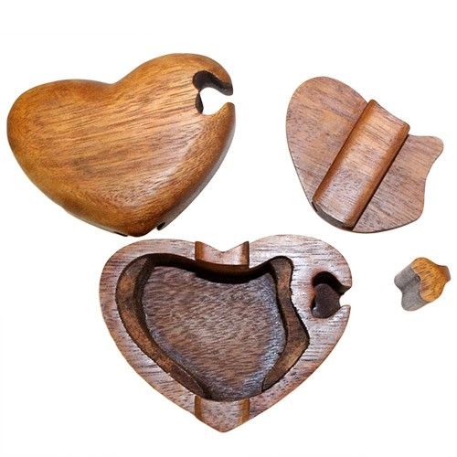 Boîtes magiques du Bali Un coeur