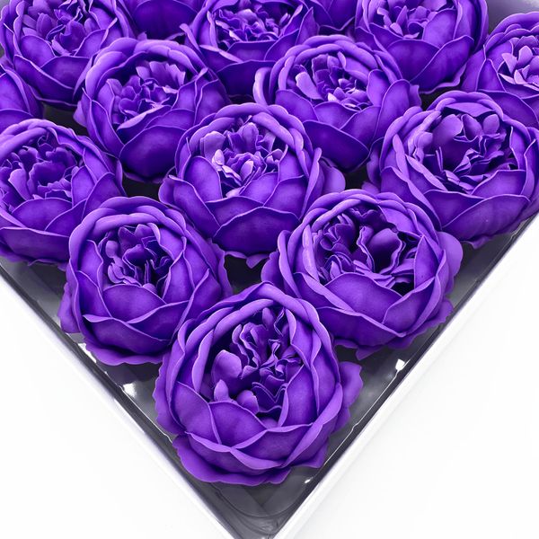 Fleurs de Savon pour Bouquet - Pivoine Large - Lavande