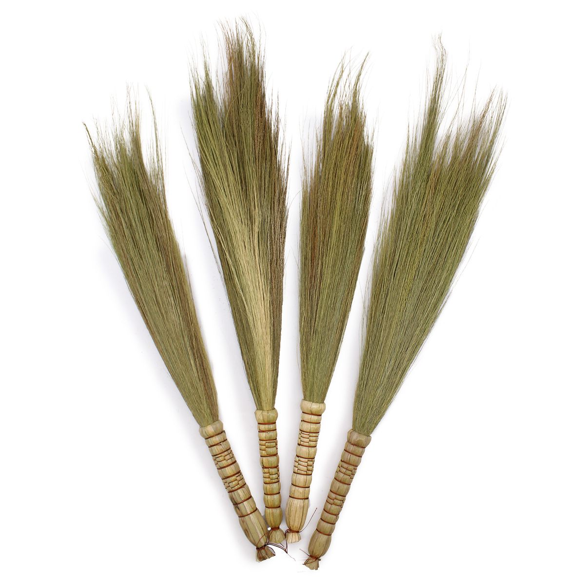 Conjunto de 4 - Vassoura de Pampas - Natural