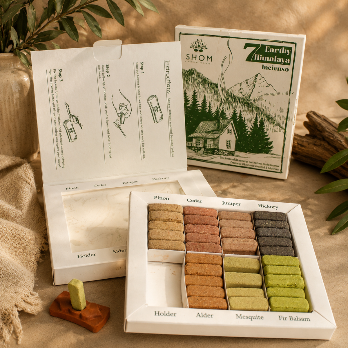 Natural Incense Resin Brick Sets
