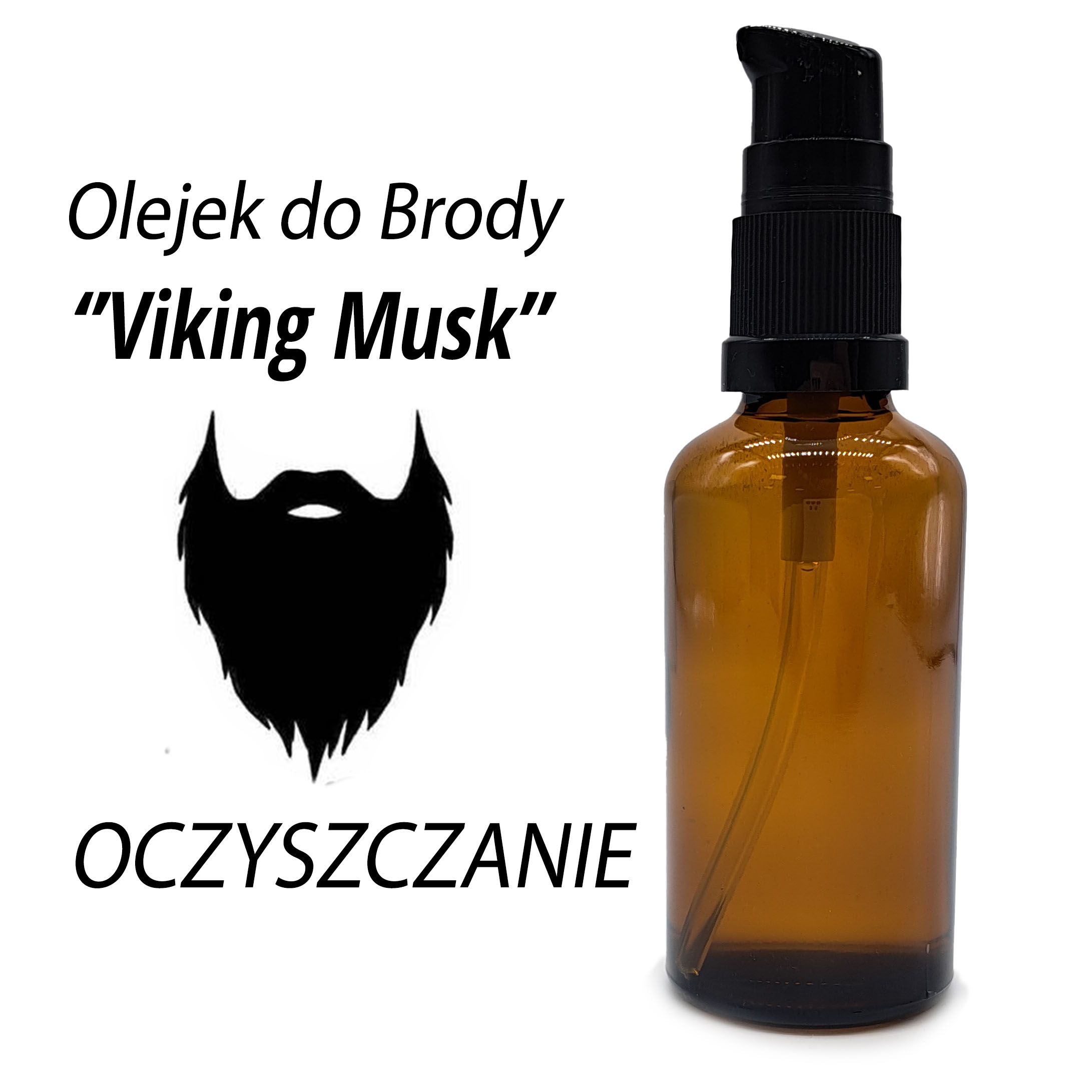 Olejek do Brody 50 ml - Viking Musk - BEZ ETYKIETY