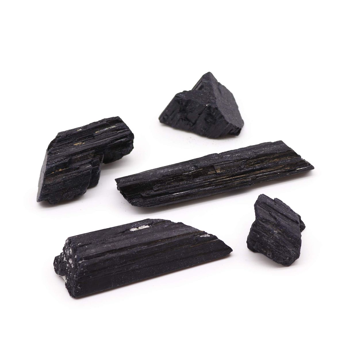 Exemplares minerais - Turmalina indiana 1 kg (aprox. 20-30 peças - 5-10 cm)