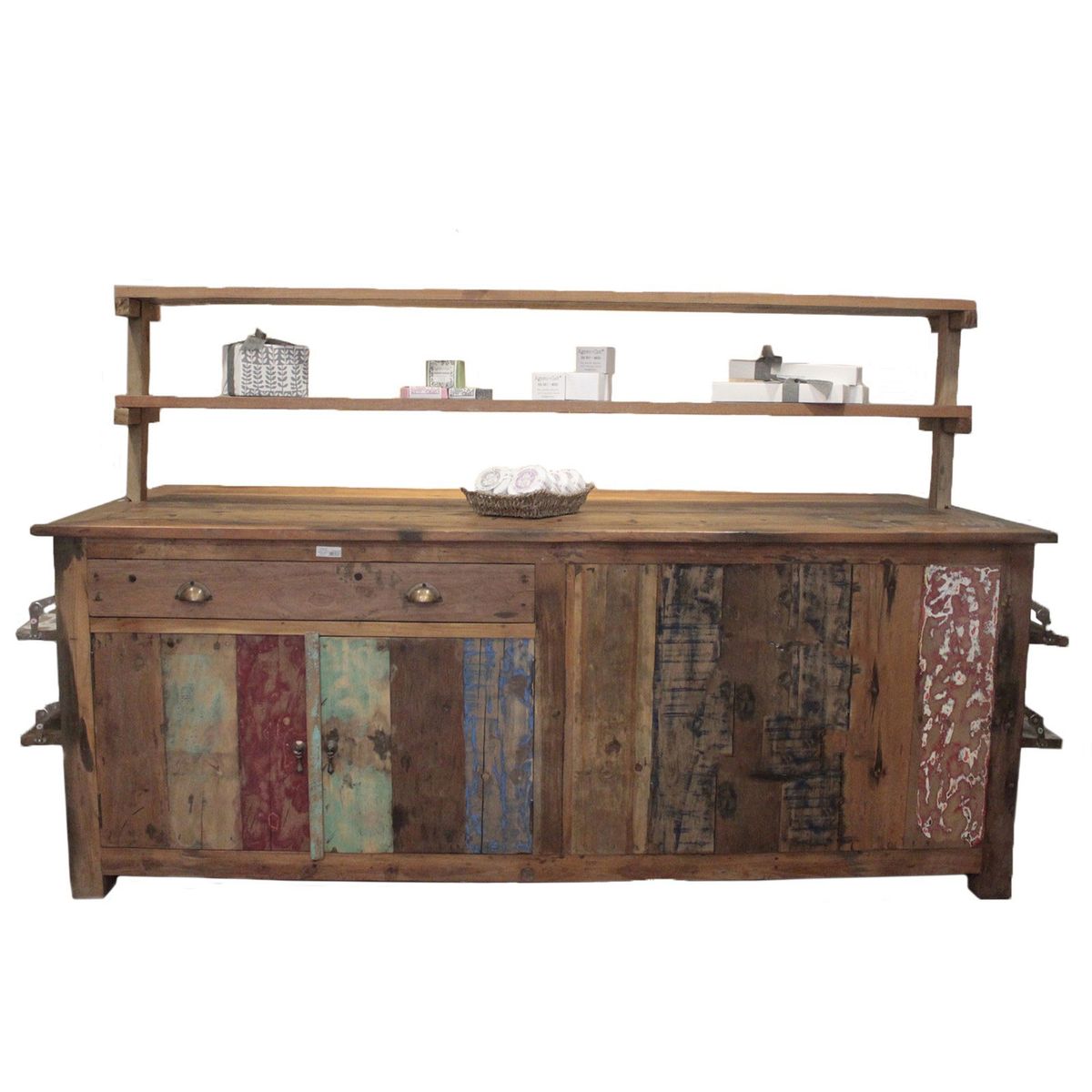 Mesa de exposição central  207x97x80 cm