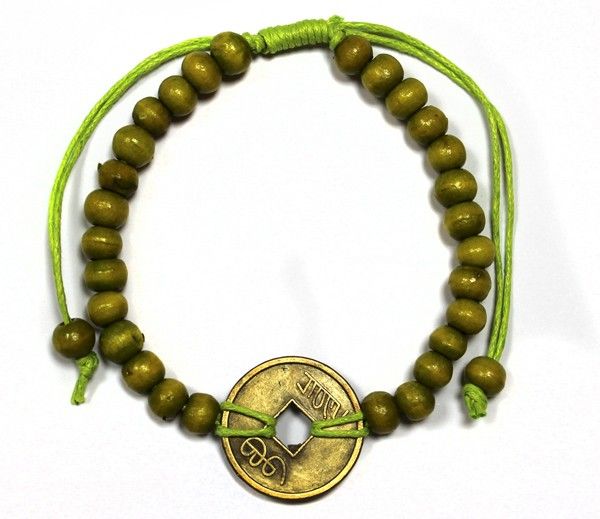 Pulseiras Feng Shui - Azul-Verde
