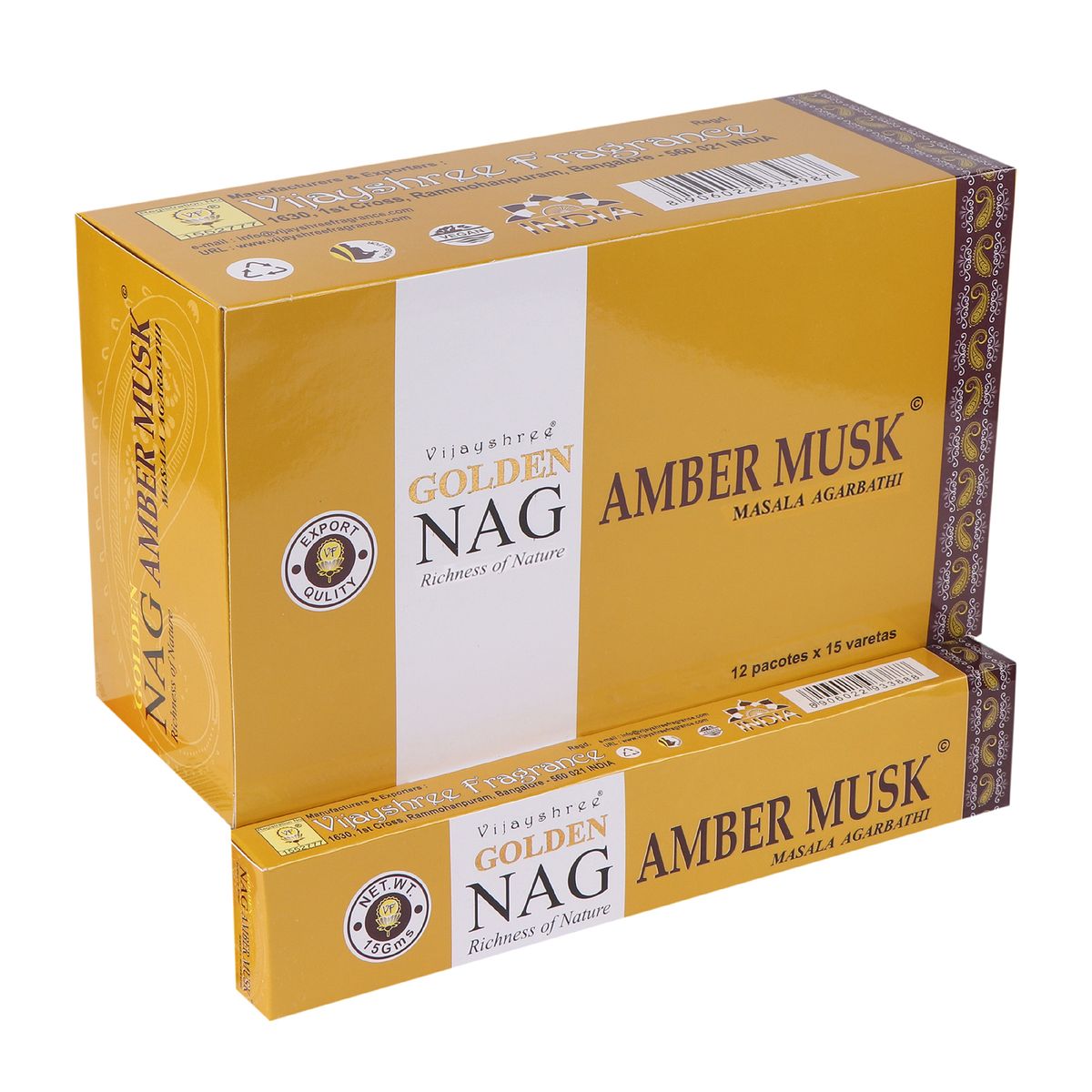 15 g de Dourado Nag - Almíscar âmbar