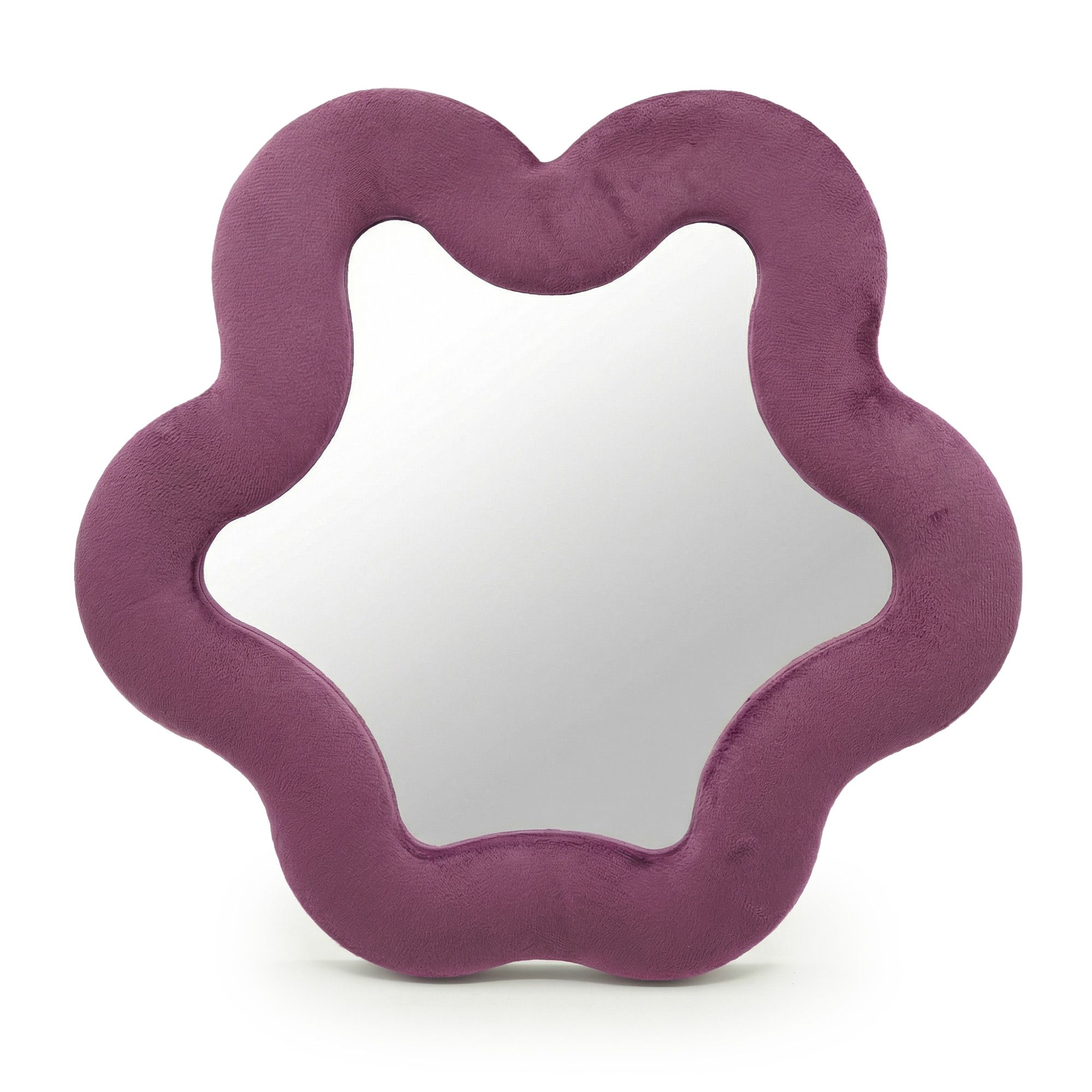 Soft Squiggly Mirror – Star – Mauve (33x31x2.3cm)