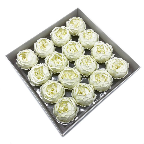 Craft Soap Flower - Extra Large Peony - Ivory
