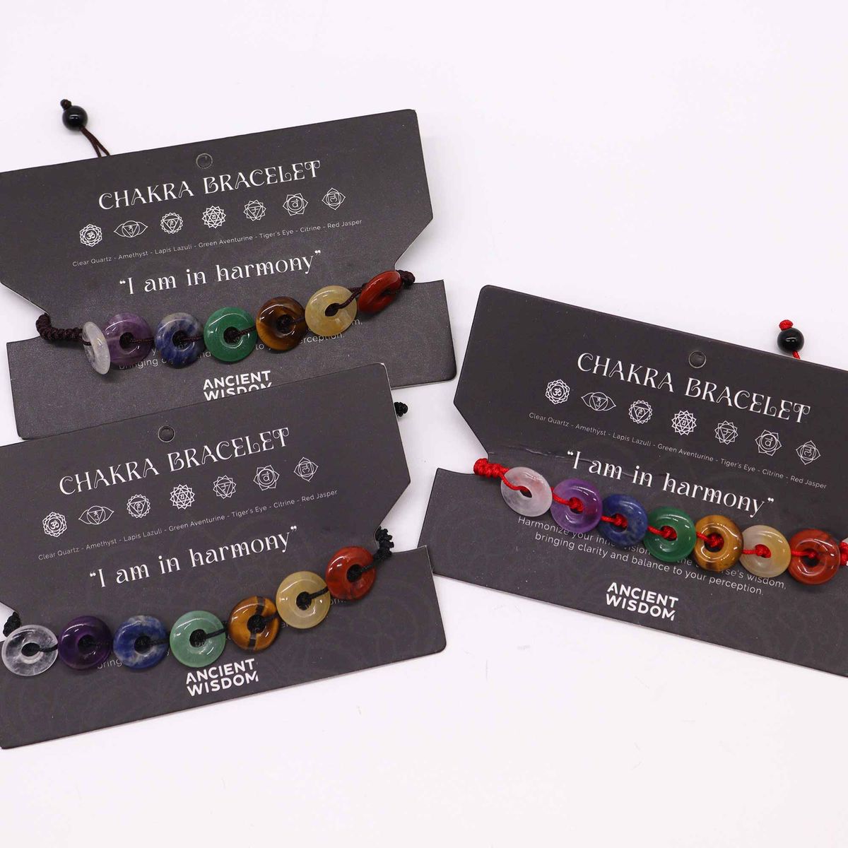 Pulseiras de chakras - Mini círculos