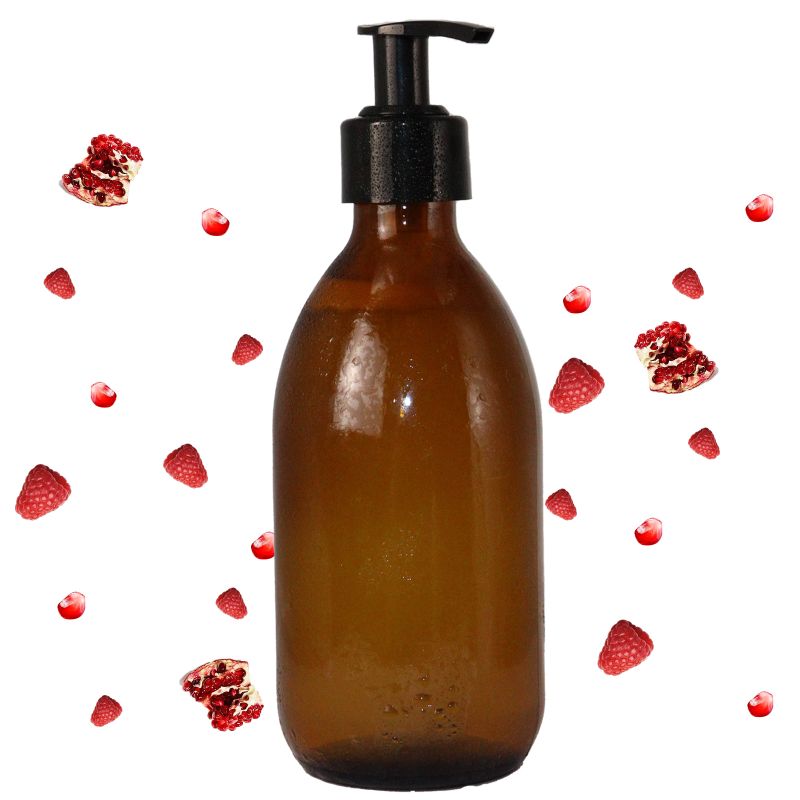 Lotion Framboise & Grenade 300ml - Sans étiquttes