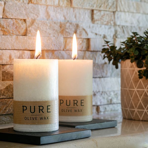 Bougies Pure Cire d'Olive