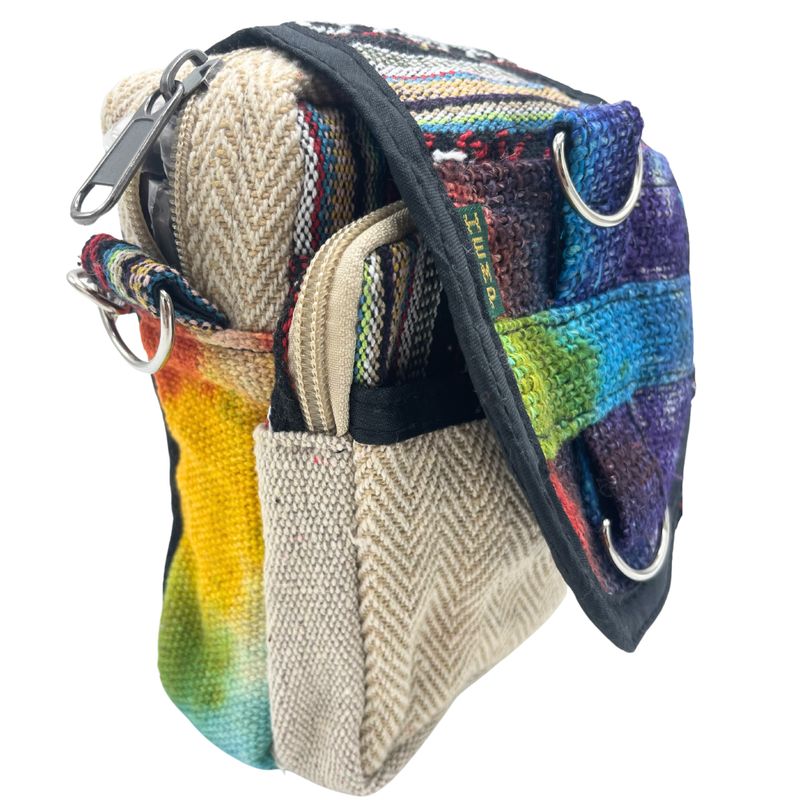 Sac Messager en Chanvre Tie and dye
