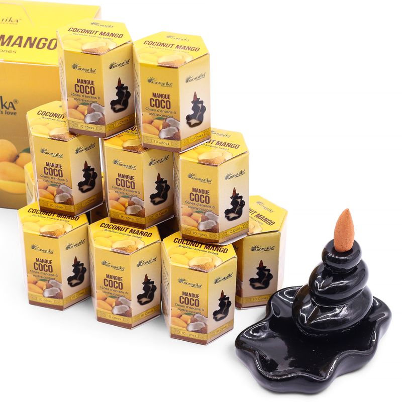 Paket od 10 Masala Mirisnih Čunjića - Kokos i Mango