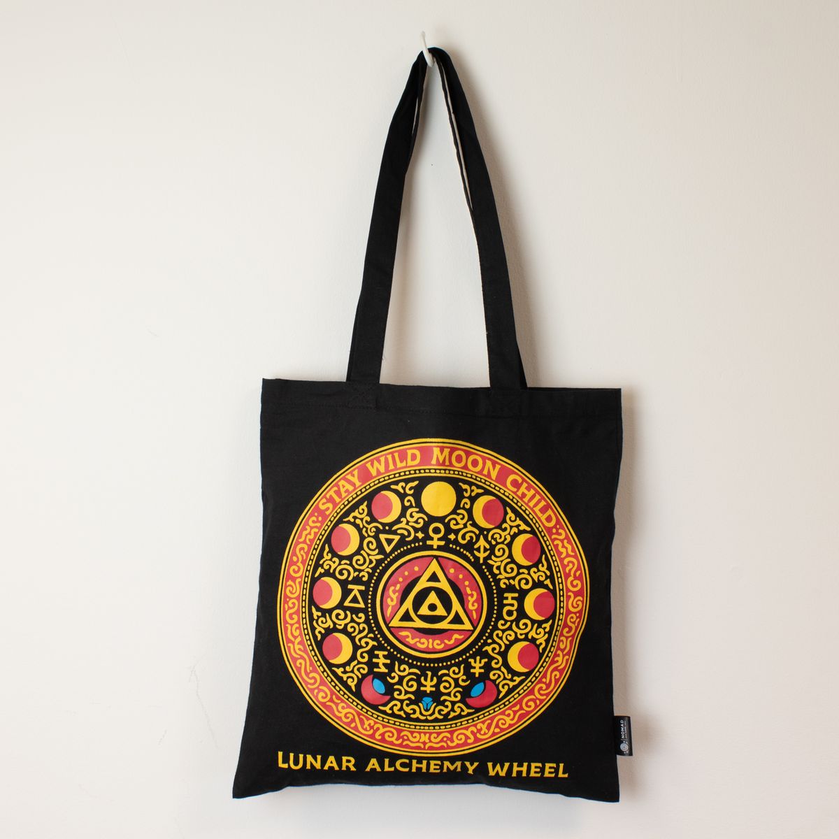 Mala Tote Icónico Clássico - Luna Alchemy Wheel - Preto 6 oz
