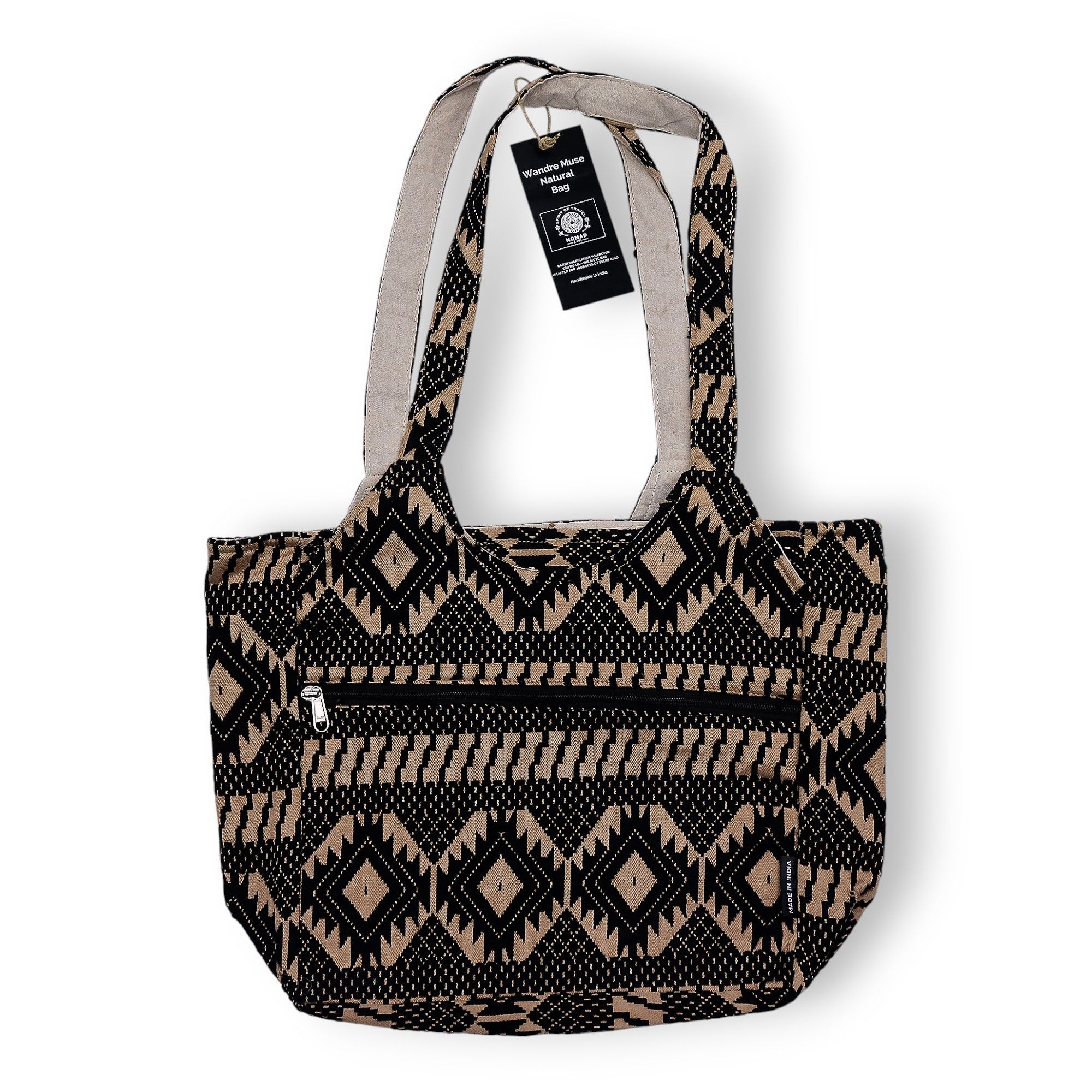Jacquard Natural Bags - Desert Loom - Wander Muse Bag