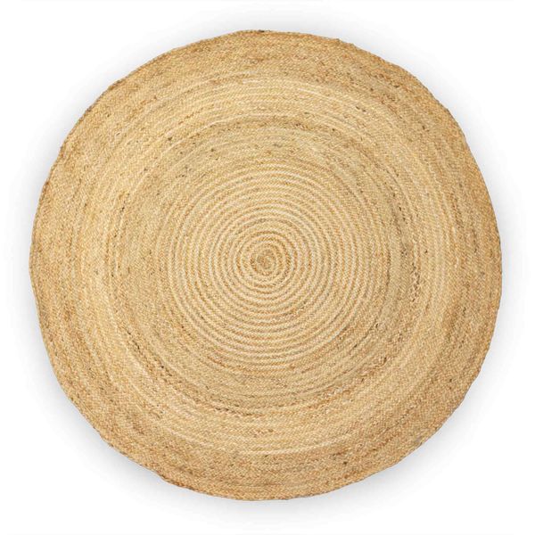Tapete Grande Redondo de Juta Macia 150cm