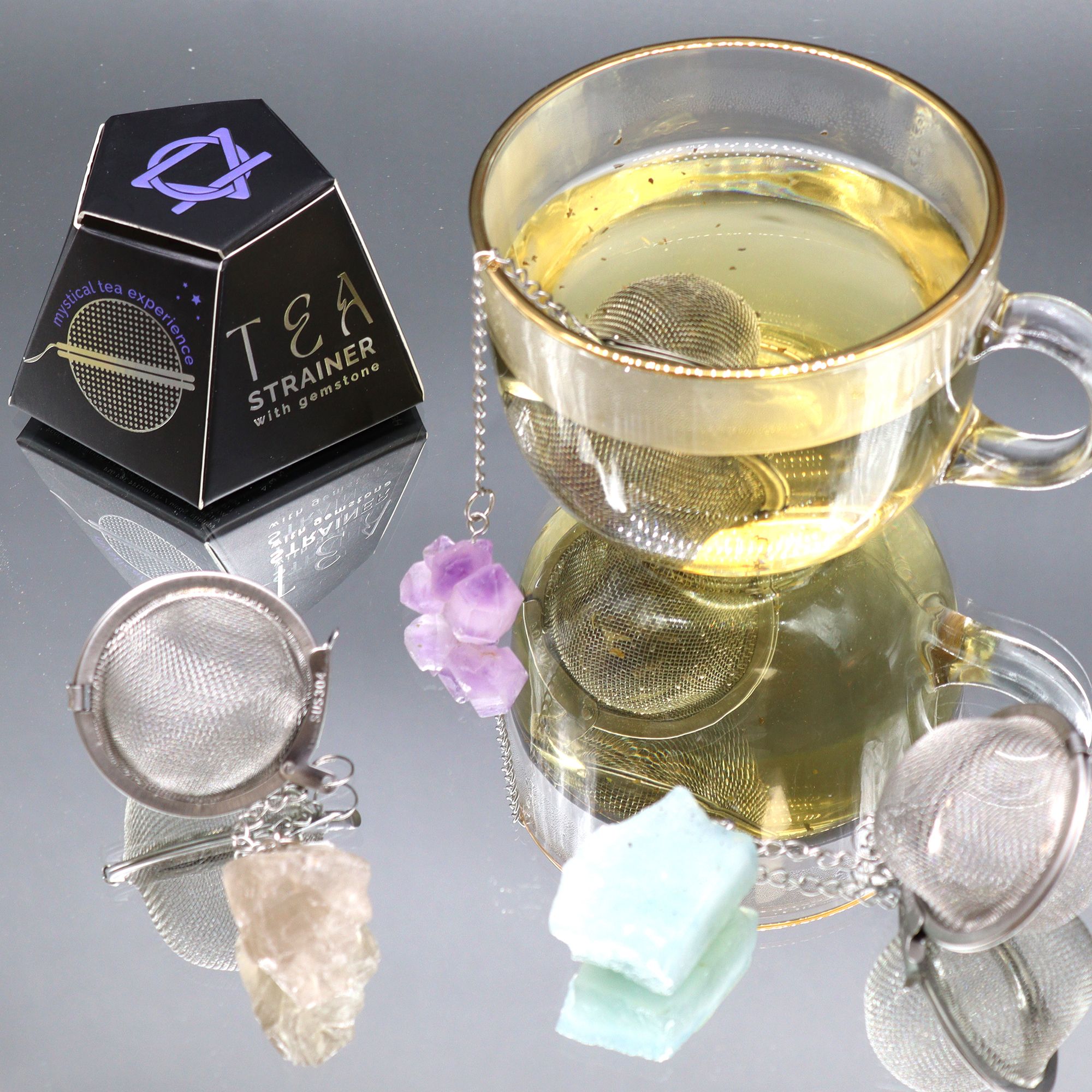 Gemstone Tea Strainer