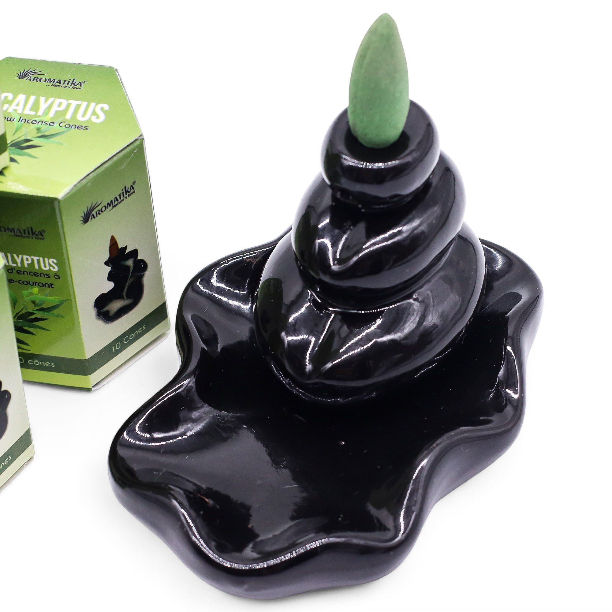 Aromatika Masala Tillbakaflöde Rökelsekoner - Eukalyptus