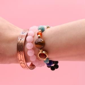 Pulseras de Piedra de Lava