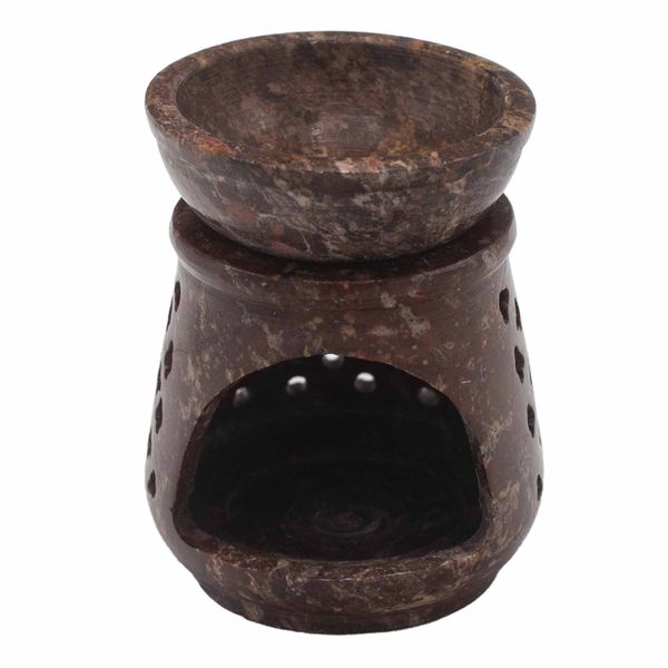 Petit Brûleur à Huile en Stéatite 8cm - Classique