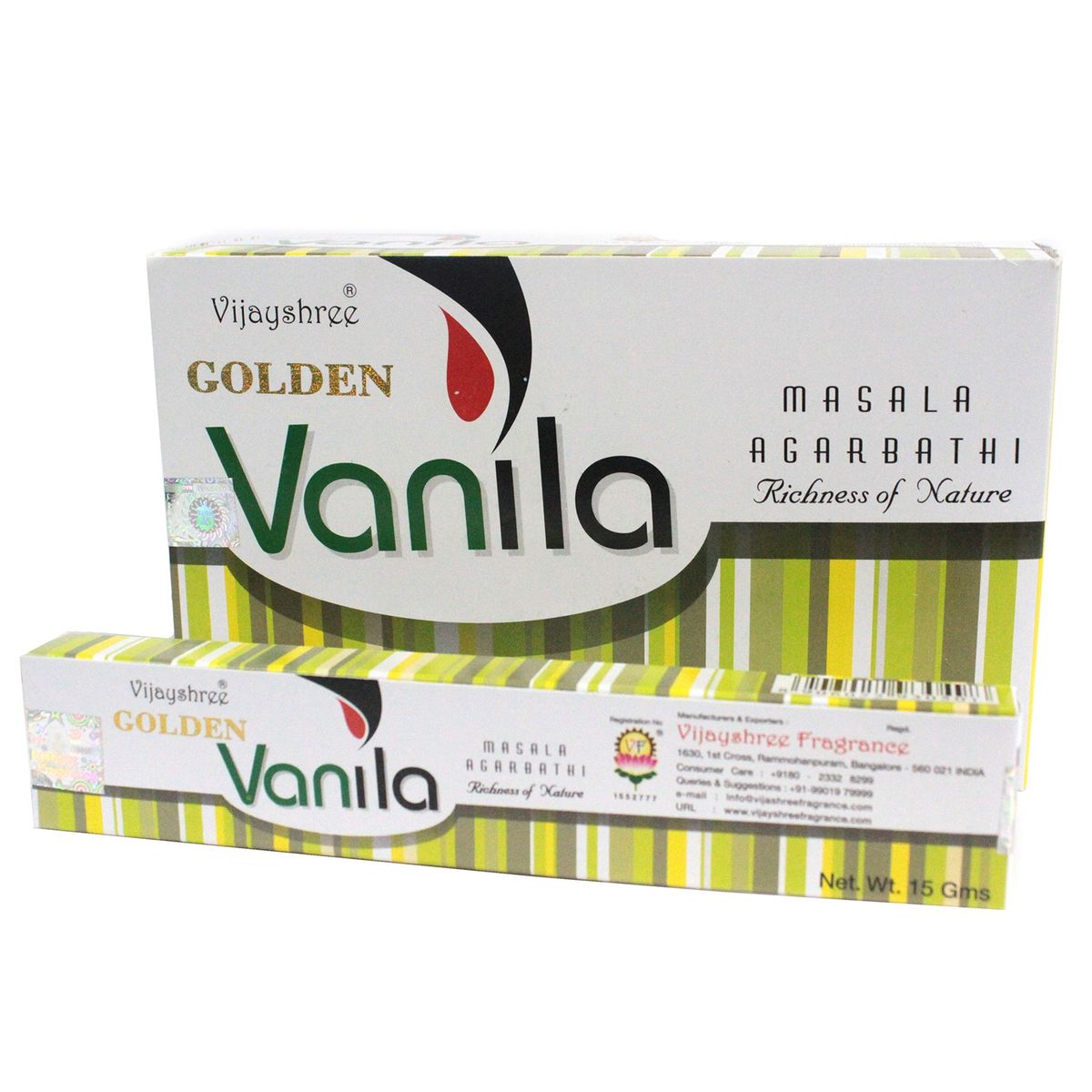 Incenso Dourado - baunilha