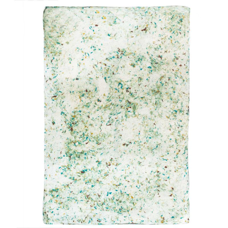 Lokta Craft / Wrapping Paper (51x76cm) - Green Cotton