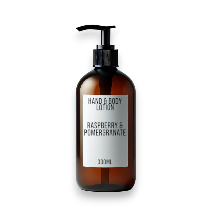 Lotion Framboise & Grenade 300ml - Sans étiquttes