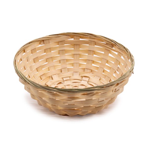 Okrugle Košare za Kruh od Bambusa - 23x8cm