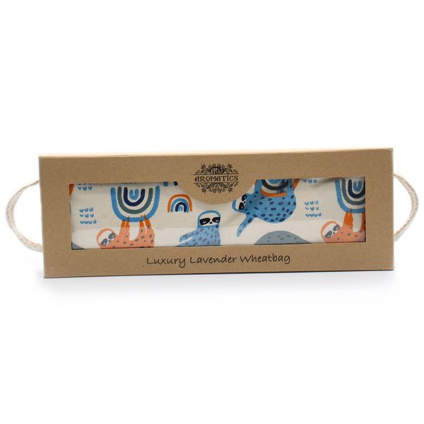 Saco de trigo lavanda de luxo em caixa de presente - preguiça preguiçosa