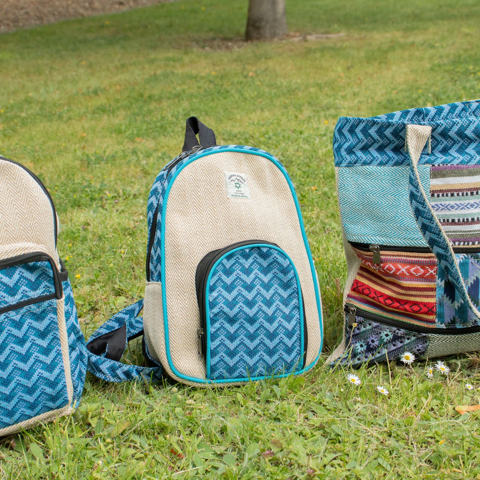 Medium Kathmandu Backpack - Dhaka Design (30x21x9cm)