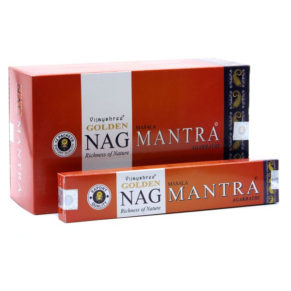 15g Golden Nag - Incenso Mantra
