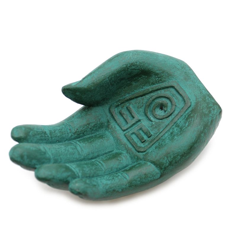 Main Porte-Encens - Protection de la Terre (vert)